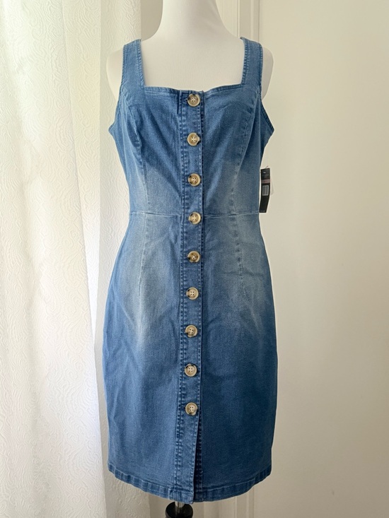 Sharagano Dresses & Skirts - NWT Sharagano Denim Dress